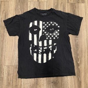 Vintage MISFITS Faded Black T Shirt 2014 Cinder Block Punk M